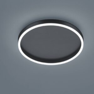 Helestra Sona LED stropní světlo, černá, Ø 40 cm