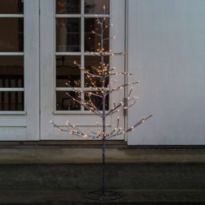 LED strom Alex v zasněženém vzhledu, výška 90 cm