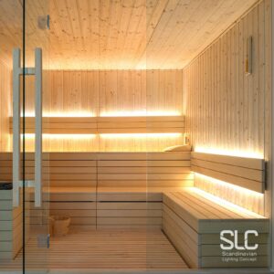 SLC LED pásek Sauna do 105°C, 24V IP67 5m 3 000K