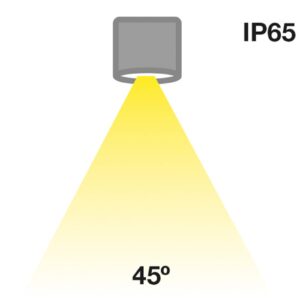 SLC MiniOne Fixed LED downlight IP65 černá 927