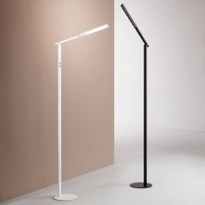 LED stojací lampa Ideal, jeden zdroj, CCT, bílá
