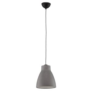 Závěsné světlo Gong, Ø 25 cm, betonově šedá