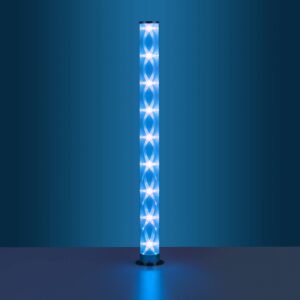 LED stojací lampa Bingo s dálkovým ovládáním, RGBW