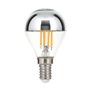 LED zrcadlená žárovka E14 4W, teplá bílá