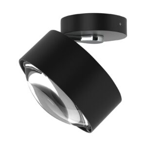 Puk Maxx Move LED spot, čočka čirá, matná černá