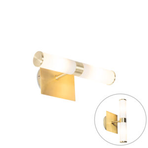 Moderní nástěnné svítidlo zlaté IP44 2-světlo - Vana