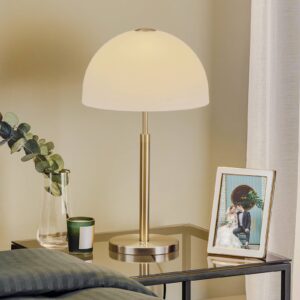 Rothfels Laurena LED stolní lampa, sklo, nikl