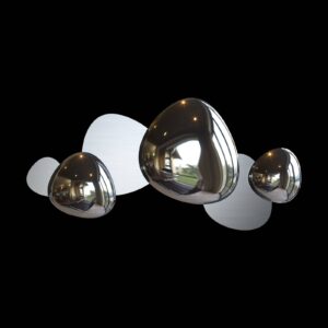 Maytoni Jack-stone LED nástěnné světlo 79 cm, nikl