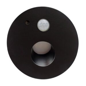 Arcchio Neru LED podhledové svítidlo kulaté, černá
