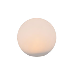Venkovní lampa se zemnícím kolíkem bílá 30 cm nabíjecí solární – Gabriel