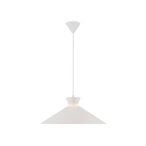 Závěsné světlo Dial kovové stínidlo, bílá, Ø 45 cm
