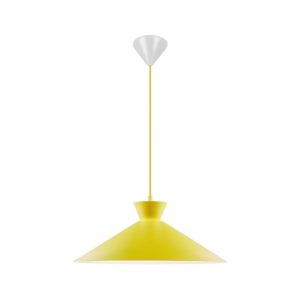 Závěsné světlo Dial kovové stínidlo žlutá, Ø 45 cm