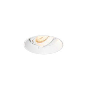 Moderní zapuštěné bodové bílé GU10 kruhové bez ozdobné lišty – Oneon