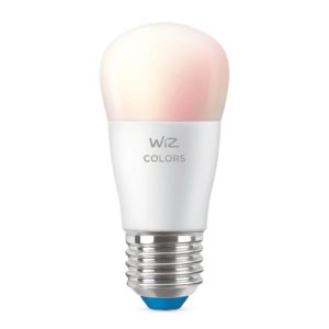 WiZ P45 LED žárovka E27 4,9W kapka satinovaná RGBW