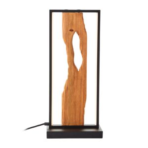 LED stolní lampa Chaumont ze dřeva