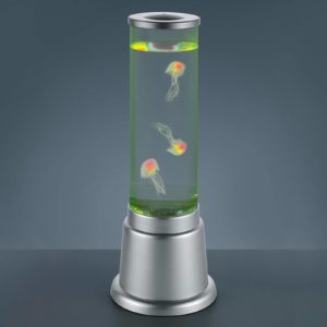 Barevná zářící LED vodní kolona Jelly s medúzami