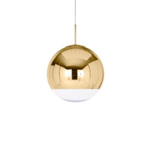 Tom Dixon Mirror Ball LED závěsné Ø 50 cm zlatá