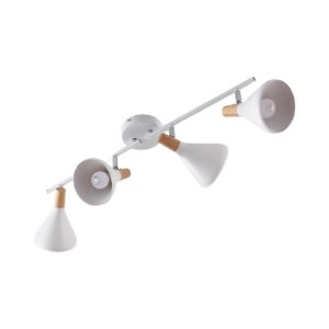 Bílá stropní LED lampa Arina, 4bodová