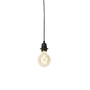 Moderní závěsná lampa černá stmívatelná – Cava Luxe 1