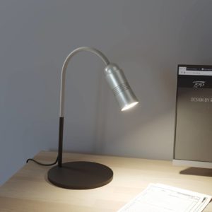 Neo! Table LED stolní lampa dim hliník/stříbrná