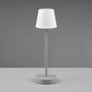 LED stolní lampa Martinez, stmívač a CCT, šedá