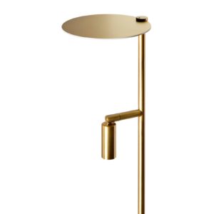 LED stolní lampa Kelly, nastavitelná, zlatá/zlatá