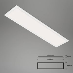 LED stropní světlo Piatto S, dim CCT bílá 100x25cm