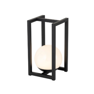 Venkovní stolní lampa černá včetně LED s dotykovým nabíjením – Nowi