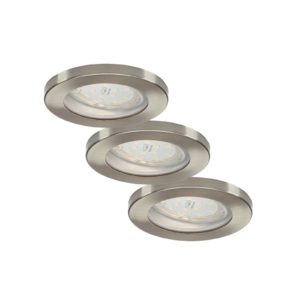 ELC Delfan LED koupelnové světlo, 3 ks, stříbrná