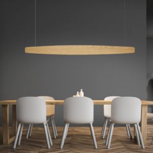 Rothfels Persida LED závěsné světlo, dub, 148 cm
