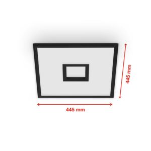 LED panel Centerback CCT RGB 45x45cm černá