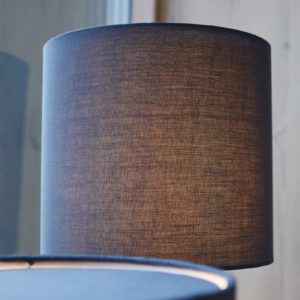 PR Home Leah stolní lampa bavlna výška 28cm modrá