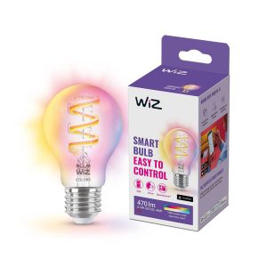 WiZ A60 LED žárovka filament WiFi E27 6,3W RGBW