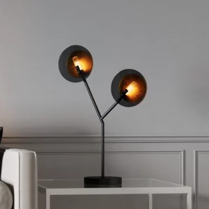 By Rydéns Turno stolní lampa, černá, 2 zdroje