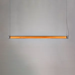 LZF Estela SH LED závěsné světlo, 120 cm, buk