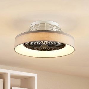 Starluna Circuma LED stropní ventilátor, šedý