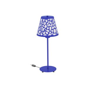 Aluminor Nihoa stolní lampa vzor modrá