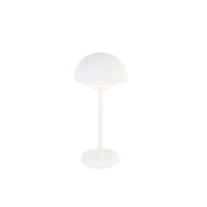 Stolní lampa bílá včetně LED dobíjecího a 3-stupňového dotykového stmívače – Maureen