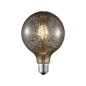 Lucande LED žárovka E27 Ø9,5cm 4W 1800K konfety