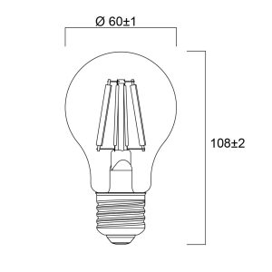 Sylvania E27 filament LED žárovka 2