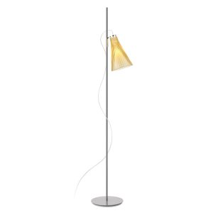 Kartell K-Lux stojací lampa, 1 zdroj, šedá/žlutá