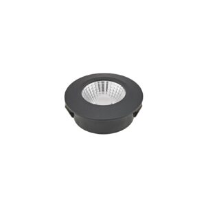 LED bodový podhled Diled, Ø 6,7 cm, Dim-To-Warm, černý