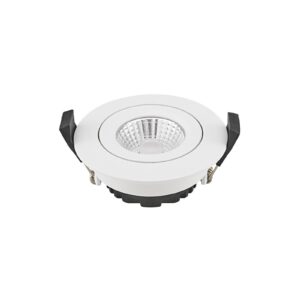 LED bodový podhled Diled, Ø 8,5 cm, 6 W, Dim-To-Warm, bílý
