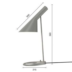 Designová stolní lampa Louis Poulsen AJ Mini šedá