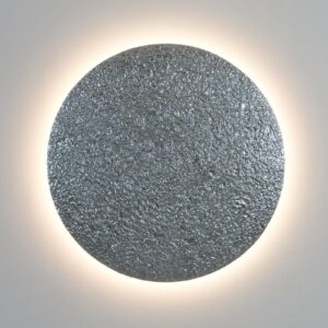 Nástěnné svítidlo LED Meteor, stříbrná barva, Ø 100 cm, železo