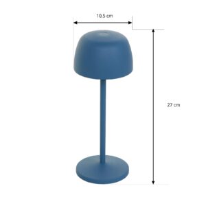 Nabíjecí stolní lampa Lindby Arietty LED, žlutá/modrá/růžová, sada 3 kusů